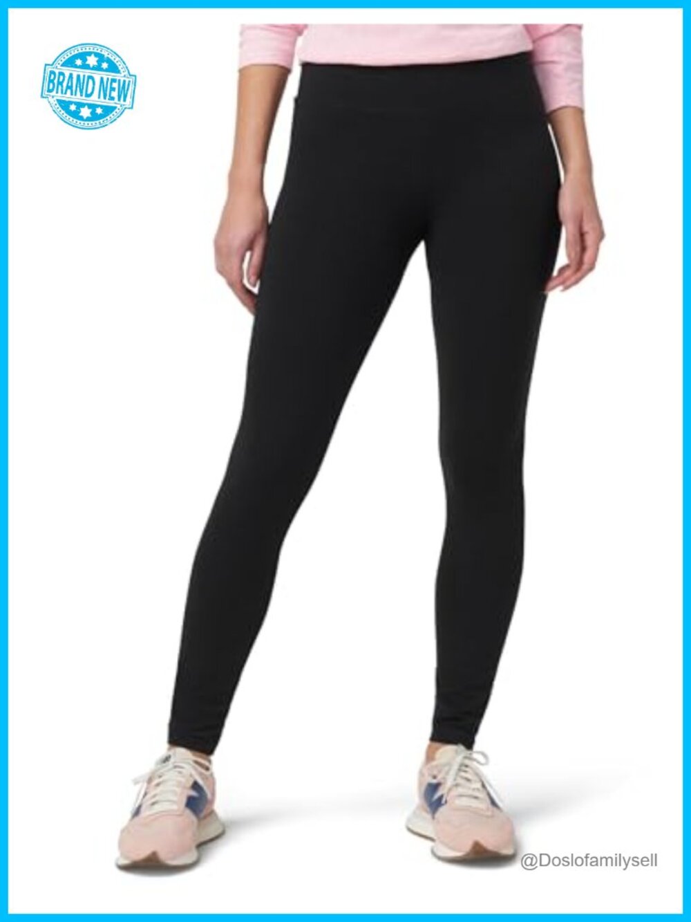 Cotton Ultra Leggings Wide Waistband Stretch Pull-On Comfort